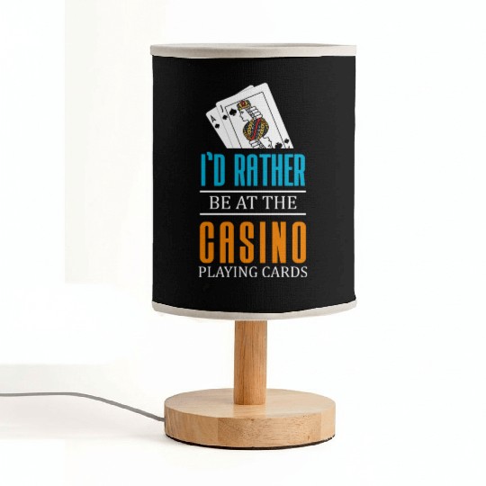 Gambling Winner Dice Blackjack Fabric Lamps