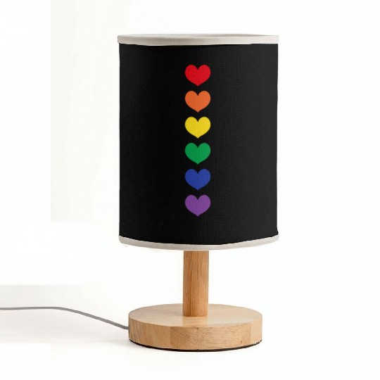 Lgbtq Gay Pride Month Rainbow Love Is Love Fabric Lamps