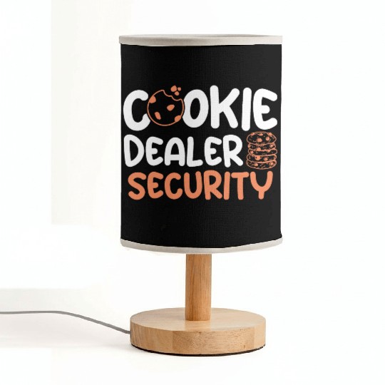 Cookie Dealer Security Sweet Cookies Baking Baker Fabric Lamps