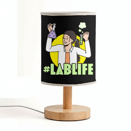 #LabLife Biologist Science Teacher Biology Major Fabric Lamps