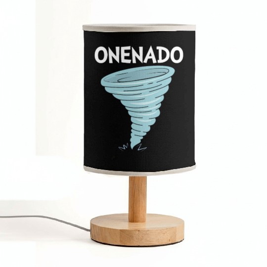 Onenado 1st Birthday Tornado Fabric Lamps