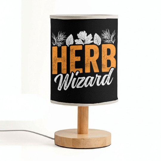 Herbs Wizard Herbalist Herbalism Gardening Herb Fabric Lamps