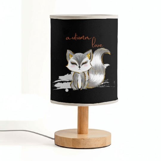 Leaf Autumn Tree Orange Fall Leaves Season Fabric Lamps