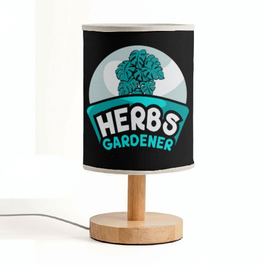 Herbs Gardener Herbalism Herb Herbalist Gardening Fabric Lamps