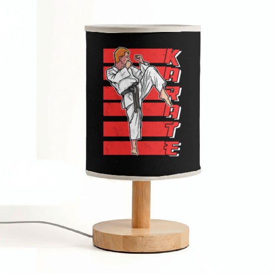 Karate Martial Arts Fighter Belt Coach Fabric Lamps