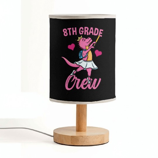 8th Grade Crew Ballet Back To School Girls Fabric Lamps