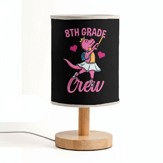 8th Grade Crew Ballet Back To School Girls Fabric Lamps