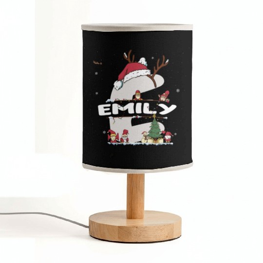 Emily Christmas - Emily Name funny Xmas Fabric Lamps