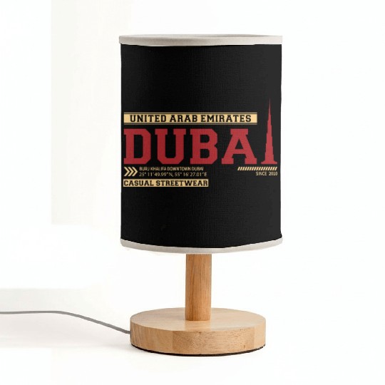 Burj Khalifa Downtown Dubai United Arab Emirates Fabric Lamps