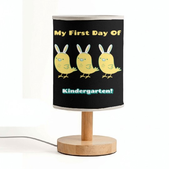 My First Day Of Kindergarten Teacher Student cute Fabric Lamps