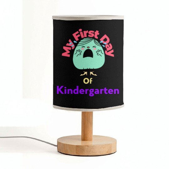 My First Day Of Kindergarten Teacher Student cute Fabric Lamps