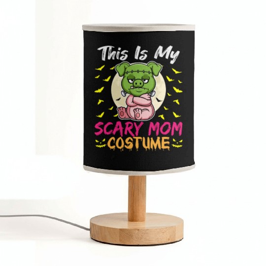 This Is My Scary Mom Costume Funny Halloween Fabric Lamps
