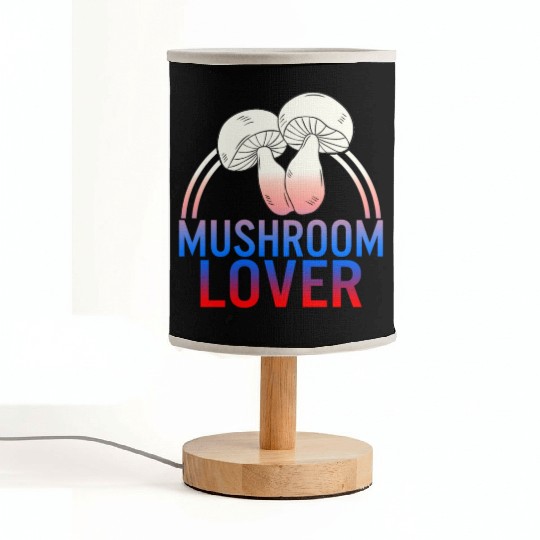 Fungi Fabric Lamps, The Mushroom Lover Fabric Lamps, Funny