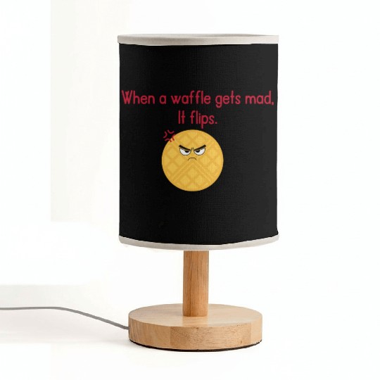 When a waffle gets mad It flips Fabric Lamps