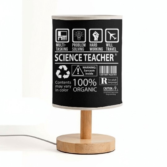 Science Teacher Fabric Lamps - Multitasking Job Gift It