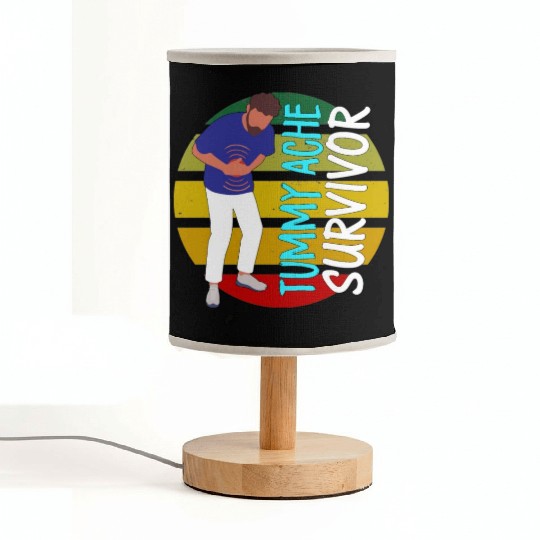 Tummy Ache Survivor Fabric Lamps