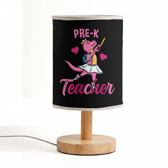 Pre-K Teacher Ballet Back To School Girls Fabric Lamps