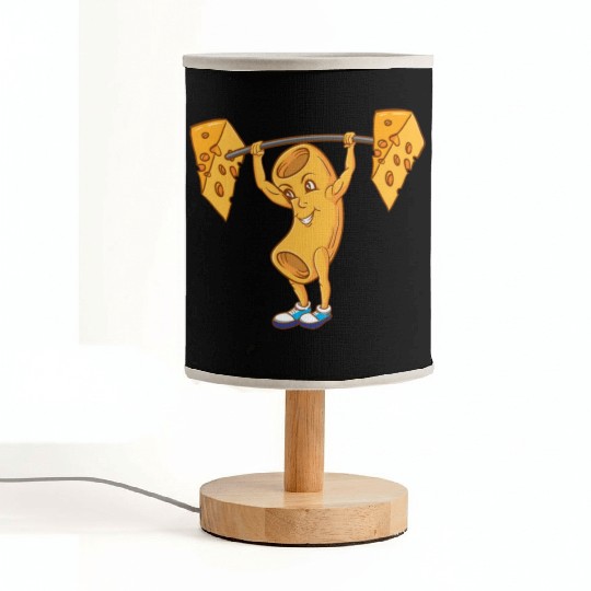 Macaroni Cheeselifting For Macaroni Cheese Lover Fabric Lamps