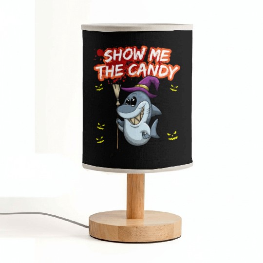 Show Me The Candy Halloween Costume Trick Or Treat Fabric Lamps