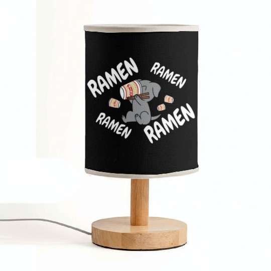 Weimaraner Instant Ramen Noodles Fabric Lamps
