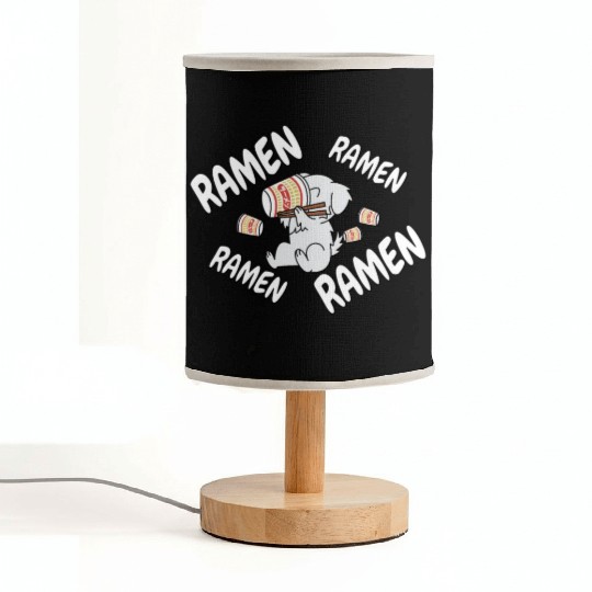 Great Pyrenees Instant Ramen Noodles Fabric Lamps