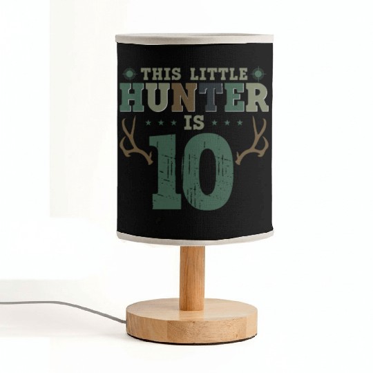Buck Deer Hunting Hunter Kid 10th Fabric Lamps