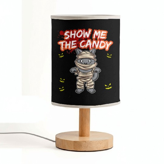Show Me The Candy Halloween Costume Trick Or Treat Fabric Lamps