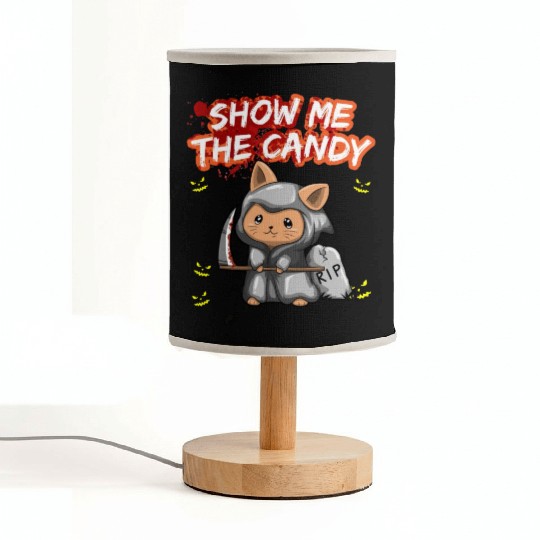 Show Me The Candy Halloween Costume Trick Or Treat Fabric Lamps