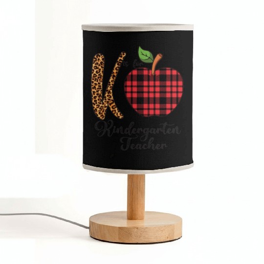K is For Kindergarten Teacher Fabric Lamps