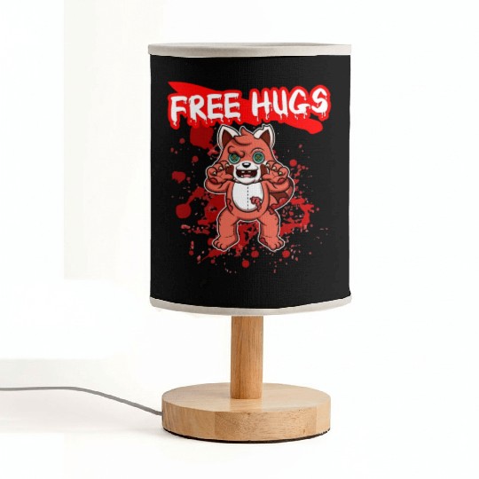 Free Hugs Halloween Sarcasm Scary Creepy Costume Fabric Lamps
