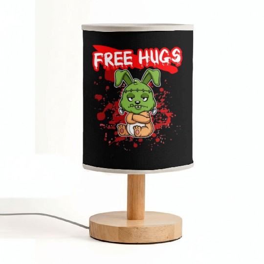 Free Hugs Halloween Sarcasm Scary Creepy Costume Fabric Lamps