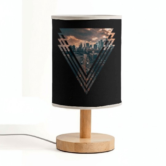 Manhattan in Triangle Fabric Lamps