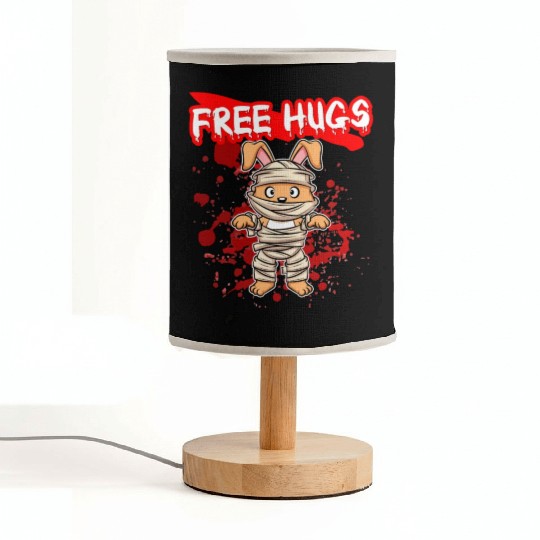Free Hugs Halloween Sarcasm Scary Creepy Costume Fabric Lamps