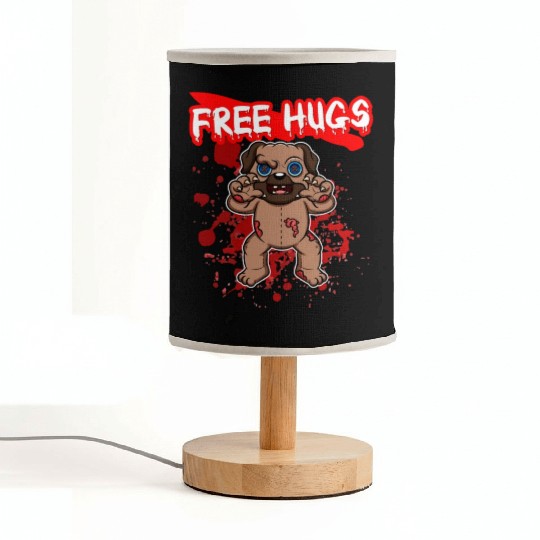 Free Hugs Halloween Sarcasm Scary Creepy Costume Fabric Lamps