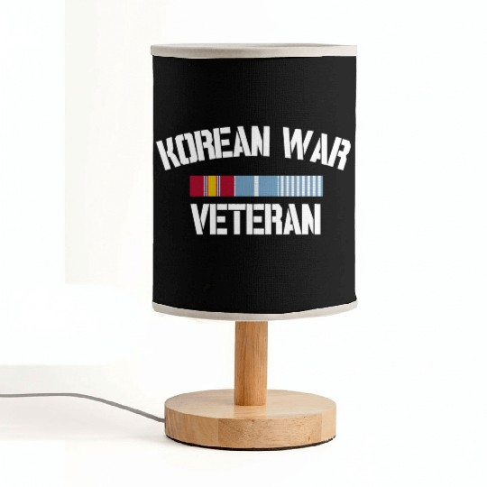 Korean War Veteran Pride Korea Service Ribbon Fabric Lamps