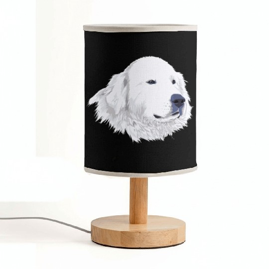 Great Pyrenees Fabric Lamps