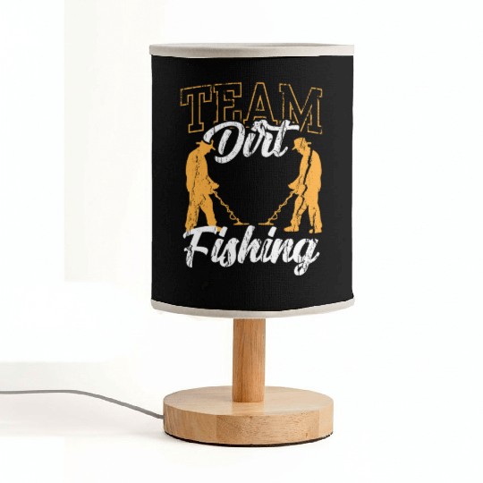Team Dirt Fishing Detector Hobby Metal Detecting Fabric Lamps