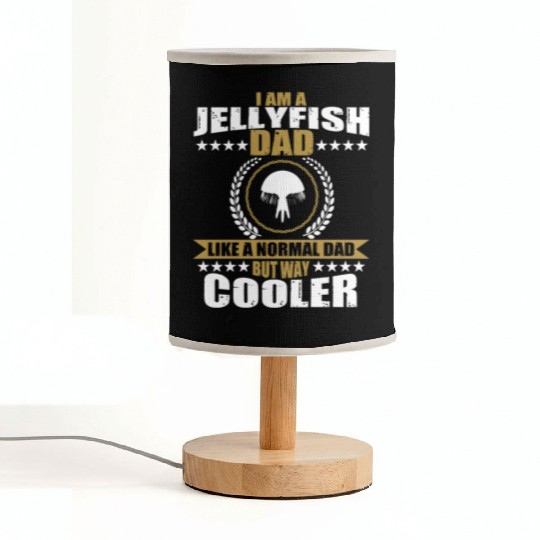 Funny Jellyfish Dad Fabric Lamps
