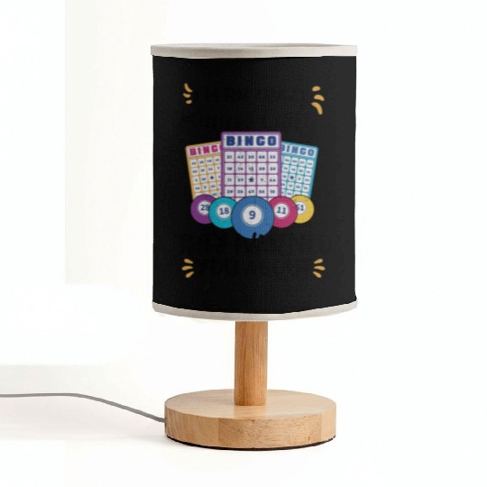 Bingo Card Game Grandma Bingo Player Bingo Cards Fabric Lamps