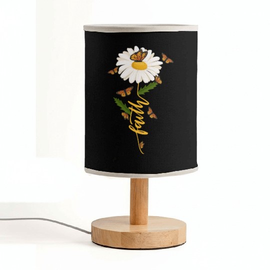 Faith Daisy Christian Gardener Wildflower Fabric Lamps
