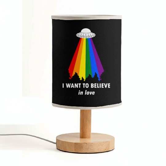 I Want to Believe (In Love) Fabric Lamps