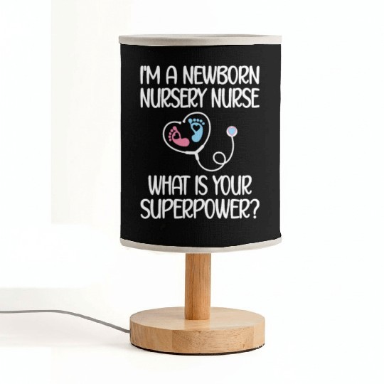 Newborn Nursery Nurse Newborn Nursery Nursing Gift Fabric Lamps