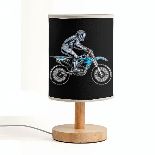 Dirt Bike MX Motocross Supercross Fabric Lamps