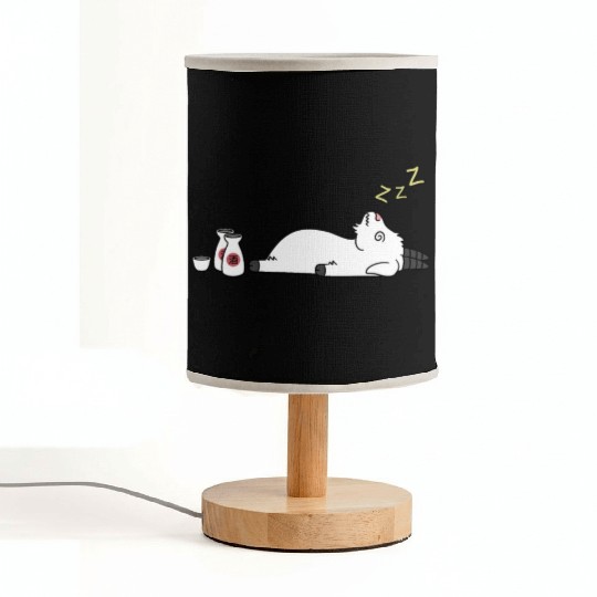 Goat Sake Drunk Fabric Lamps