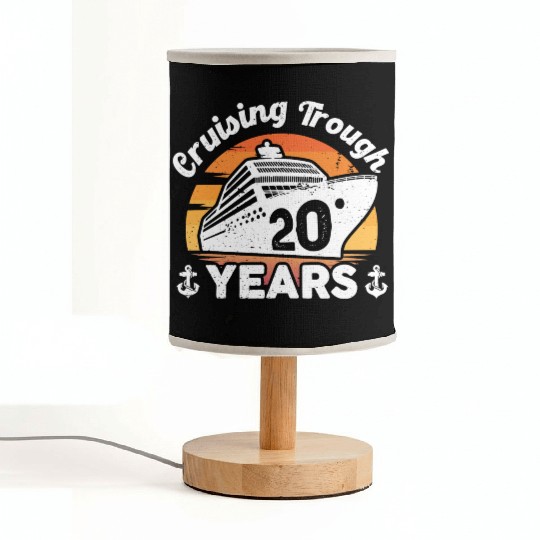Cruising Trough 20 Years Anniversary Fabric Lamps