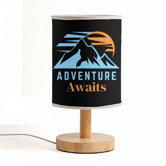 Adventure Awaits Fabric Lamps