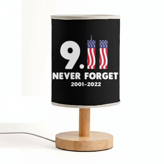 911 Never Forget 2001-2022 Patriot day Fabric Lamps