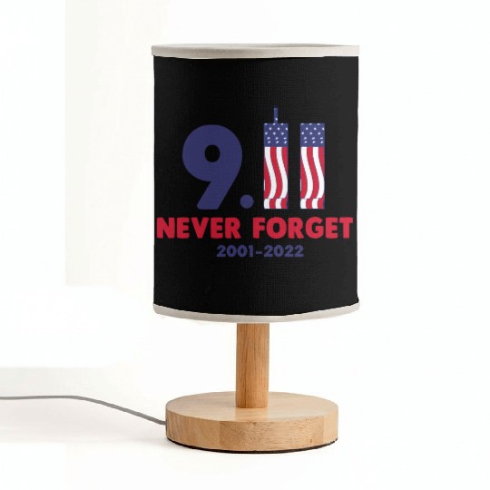 911 Never Forget 2001-2022 Patriot day Fabric Lamps