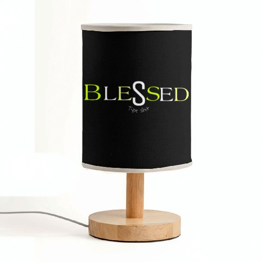 Lime blessed type shit Fabric Lamps