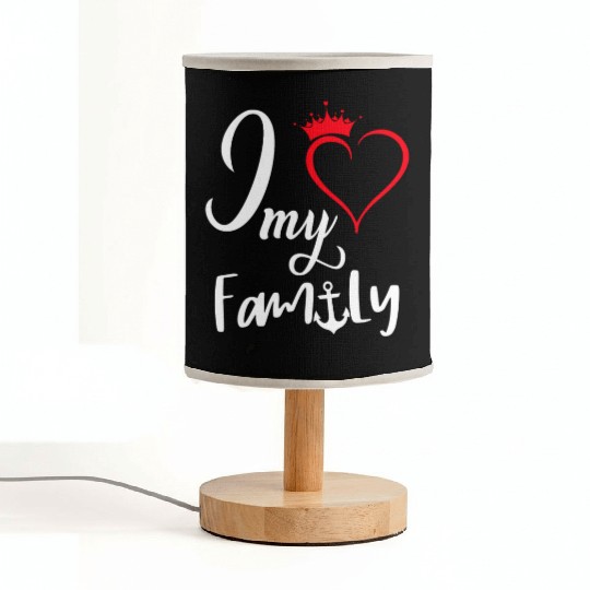 I love my family Fabric Lamps